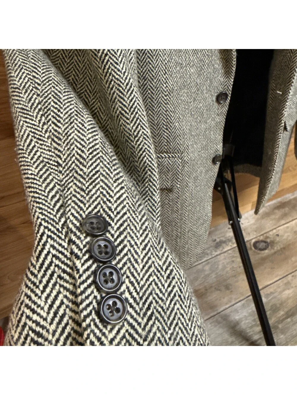 J.Crew FA09 Tweed Blazer Jacket Mens 44R Wool Blend 90% Wool Sports Coat 17569